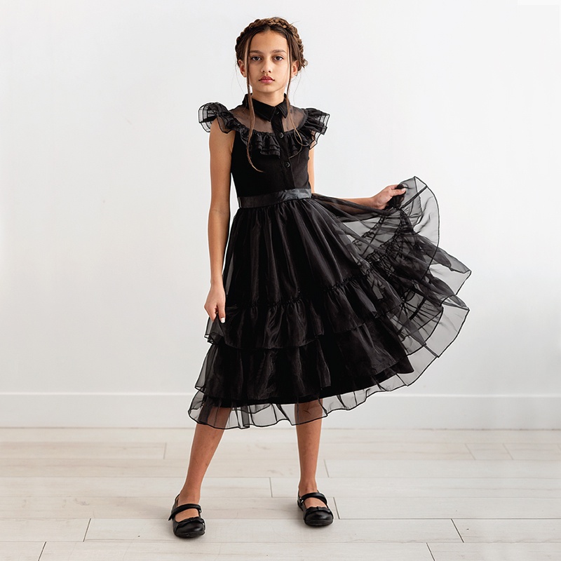 Girls Encanto Charm Dresses Carnival Halloween Children Princess