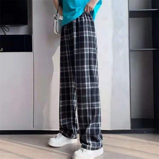 Red plaid hot sale track pants