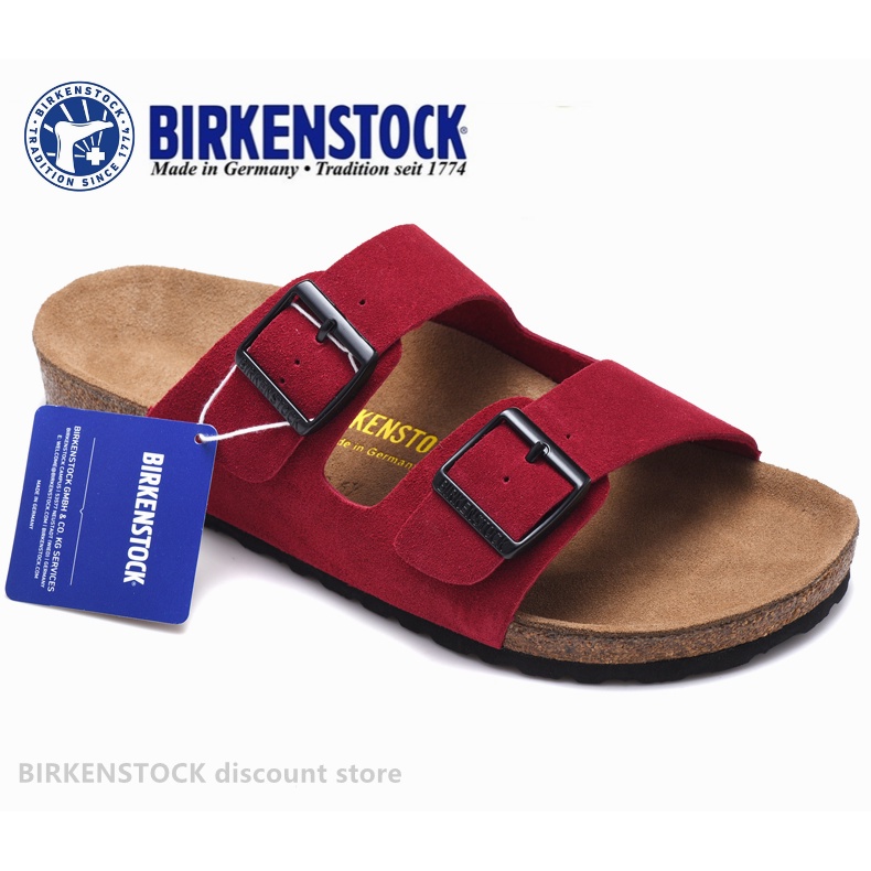 Red birkenstock sale men