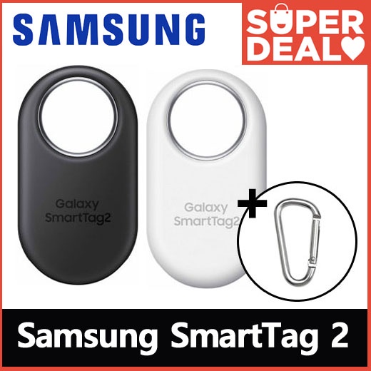 Samsung Galaxy SmartTag2 - Anti-loss Bluetooth tag for cellular phone -  black, white (pack of 4) 