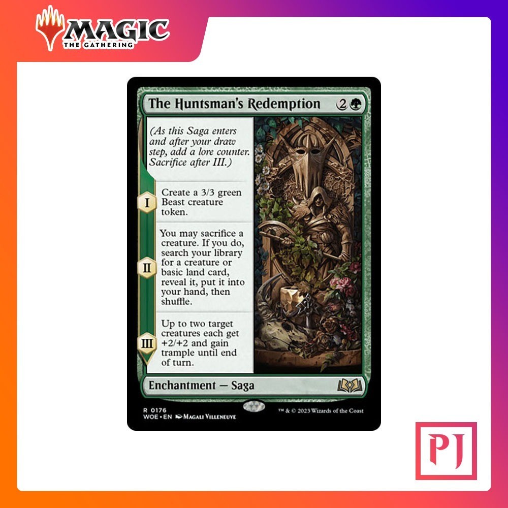 [MTG] the Huntsman's Redemption [WOE] [GREEN] [RARE] [FOIL] [ENG ...