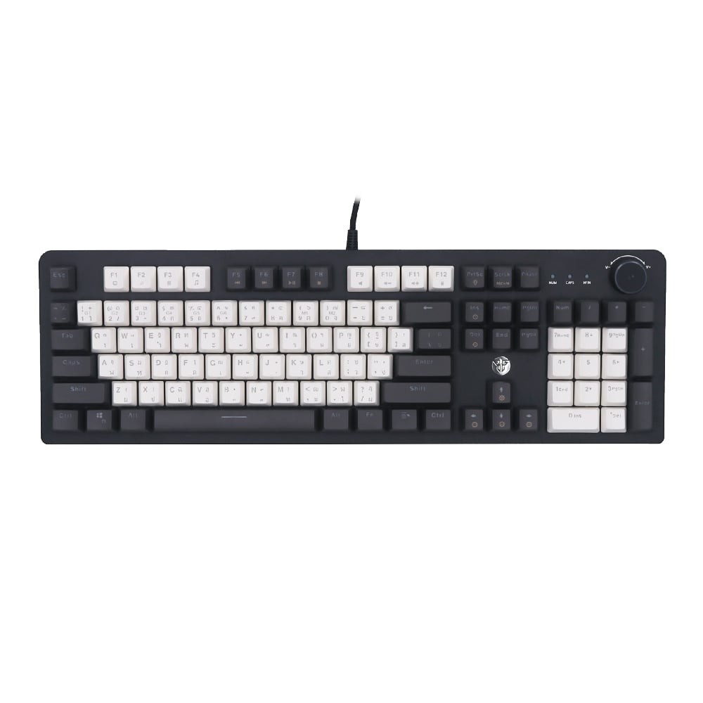 KEYBOARD FANTECH MAXPOWER MK891 (BLACK-WHITE) (BLUE SWITCH-GRADIENT RGB ...