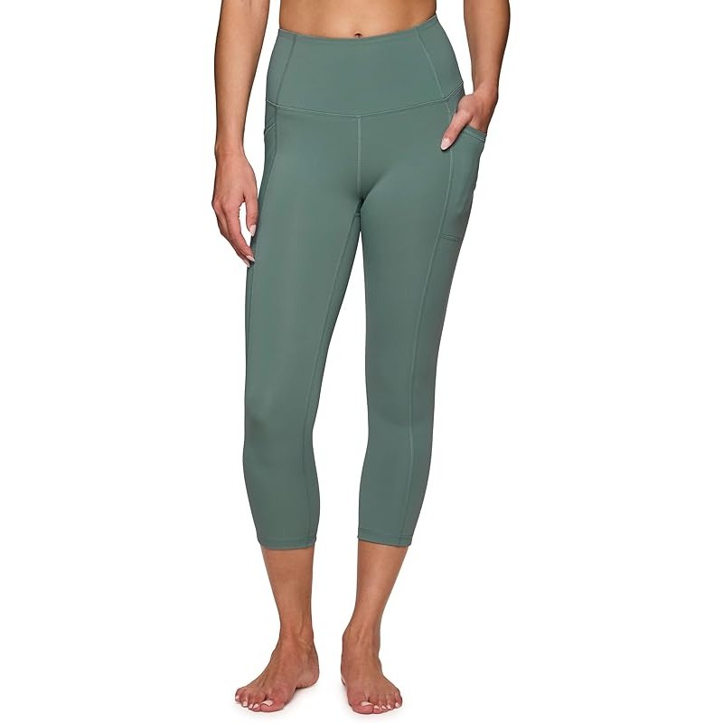 RBX Active Squat Proof Capri Leggings for Women Ultra Hold High Impact Cropped Workout Yoga Tights with Pockets Shopee Singapore