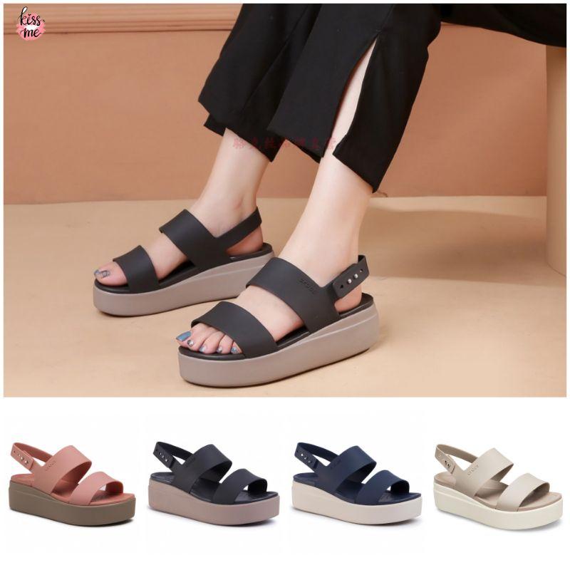 Wedge deals croc sandals