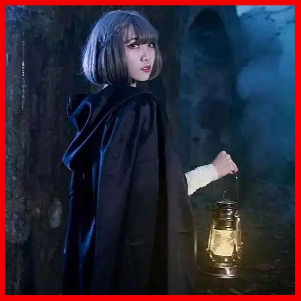 Halloween costume Halloween costume male and female Grim Reaper black