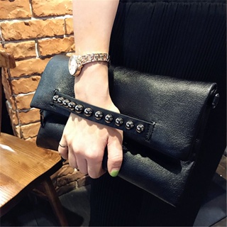 Mirror Korean Fashion Reflective Women Handbag Clutch Bag Leather Larg –  tiennv-2