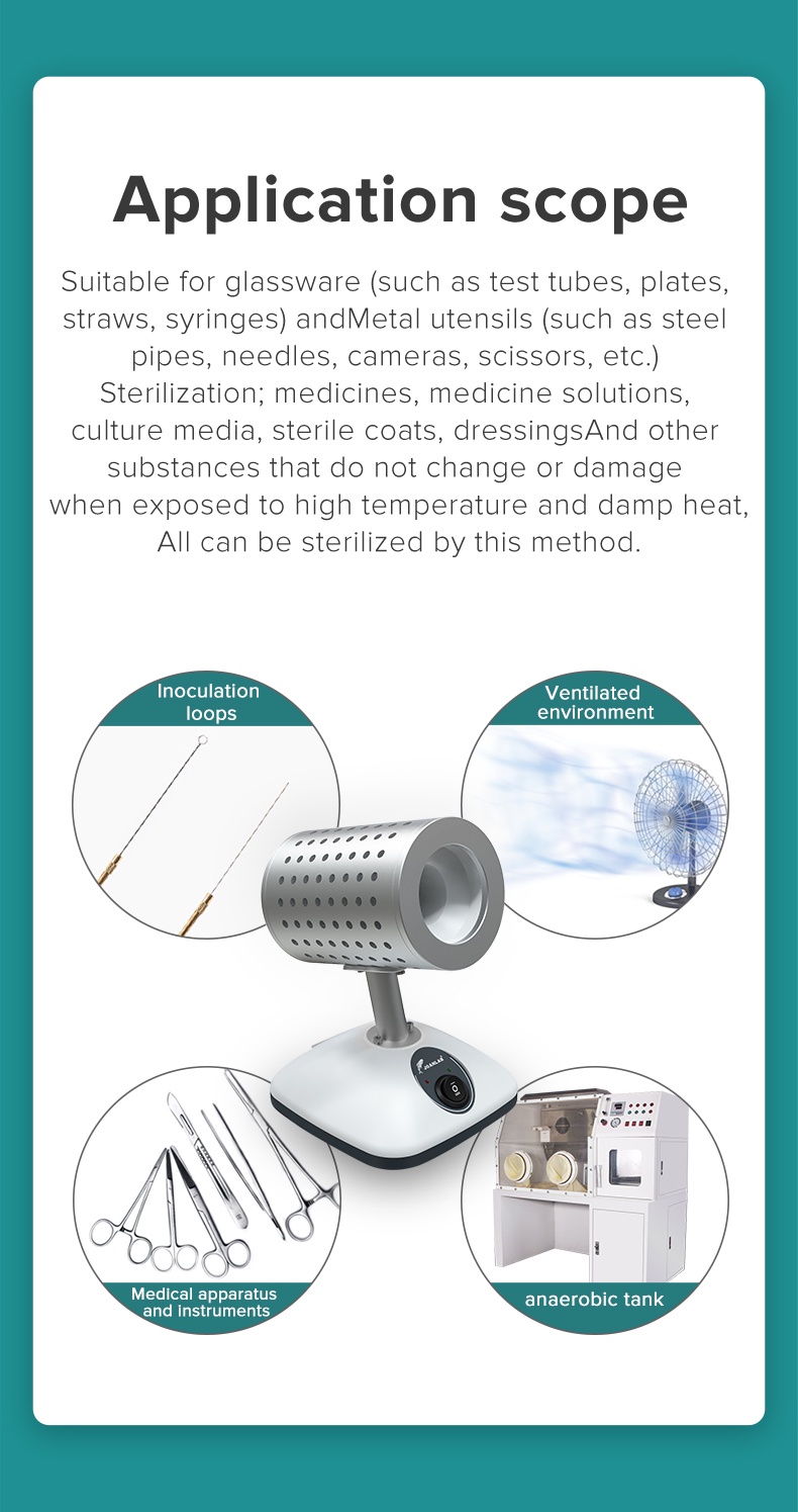 JOANLAB Rapid Sterilizer Laboratory Micro Sterilizer High Temperature ...