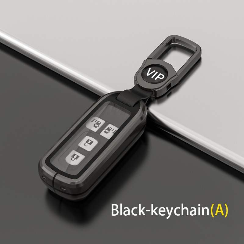 ZOBIG for Honda Key Fob Cover with Keychain Zinc alloy Protection Key ...