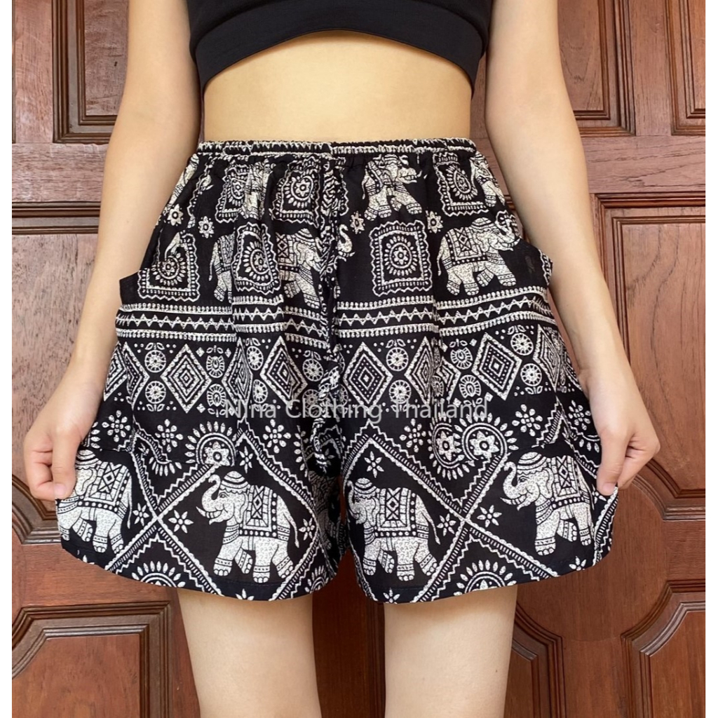 Shorts Elephant Women's Comfortable Soft Fabric.