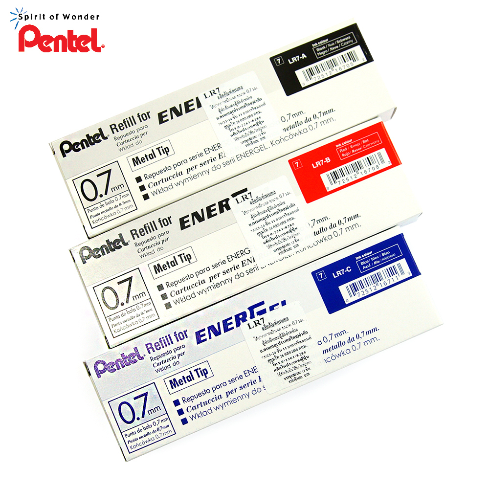 Pentel Energel - Lot De 12 Recharges Pour Stylo à Pointe Métallique 0,7 - Foto 9