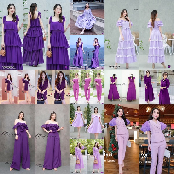 Purple sales dresses online