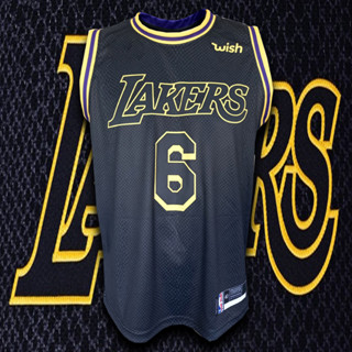 Lebron James LA Lakers #23 Jersey Black Mamba Swingman Sz-XXL