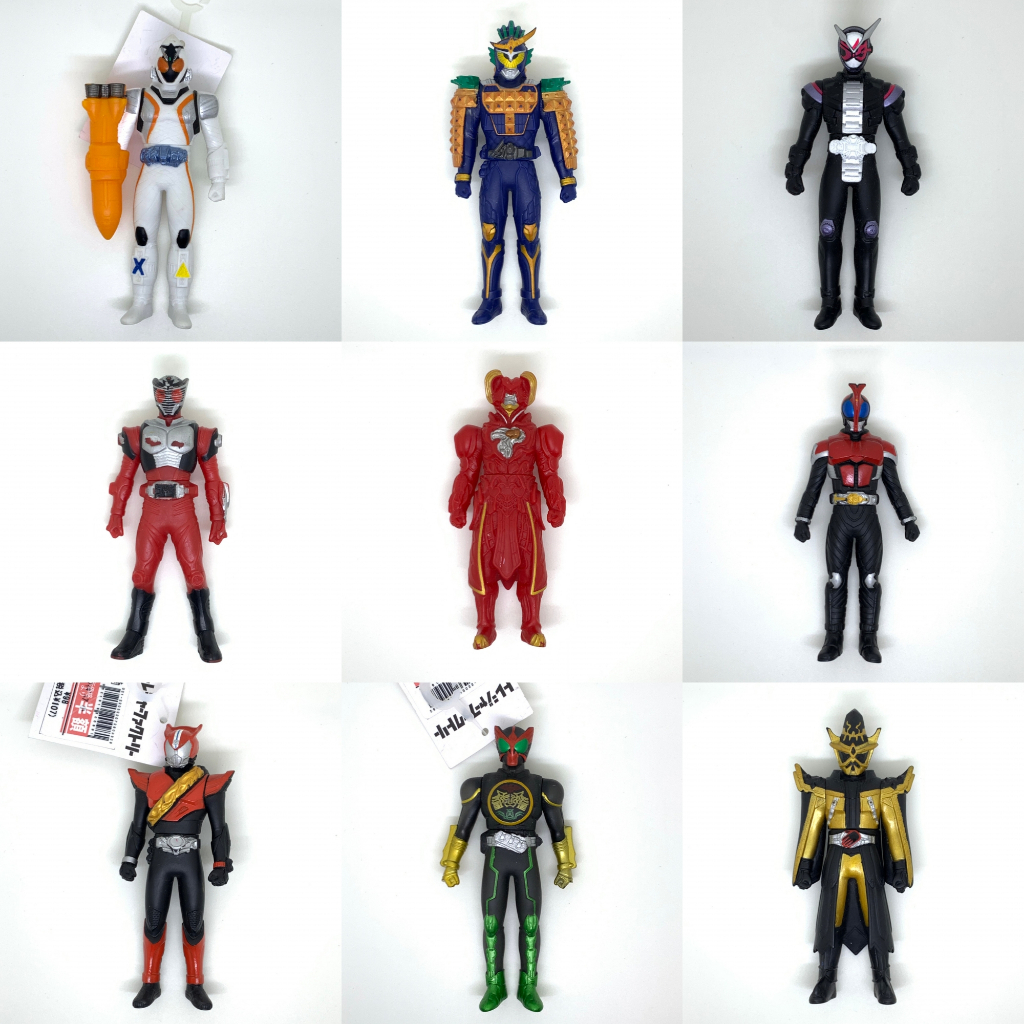 POWER RANGERS UCHU Sentai Kyuranger Soft Vinyl Figure 14p Set Megazord