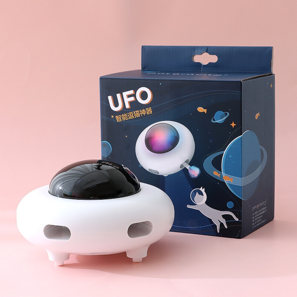 Ufo Cat Toy Robot Vacuum Cleaner Intelligent Dust Catcher Electric