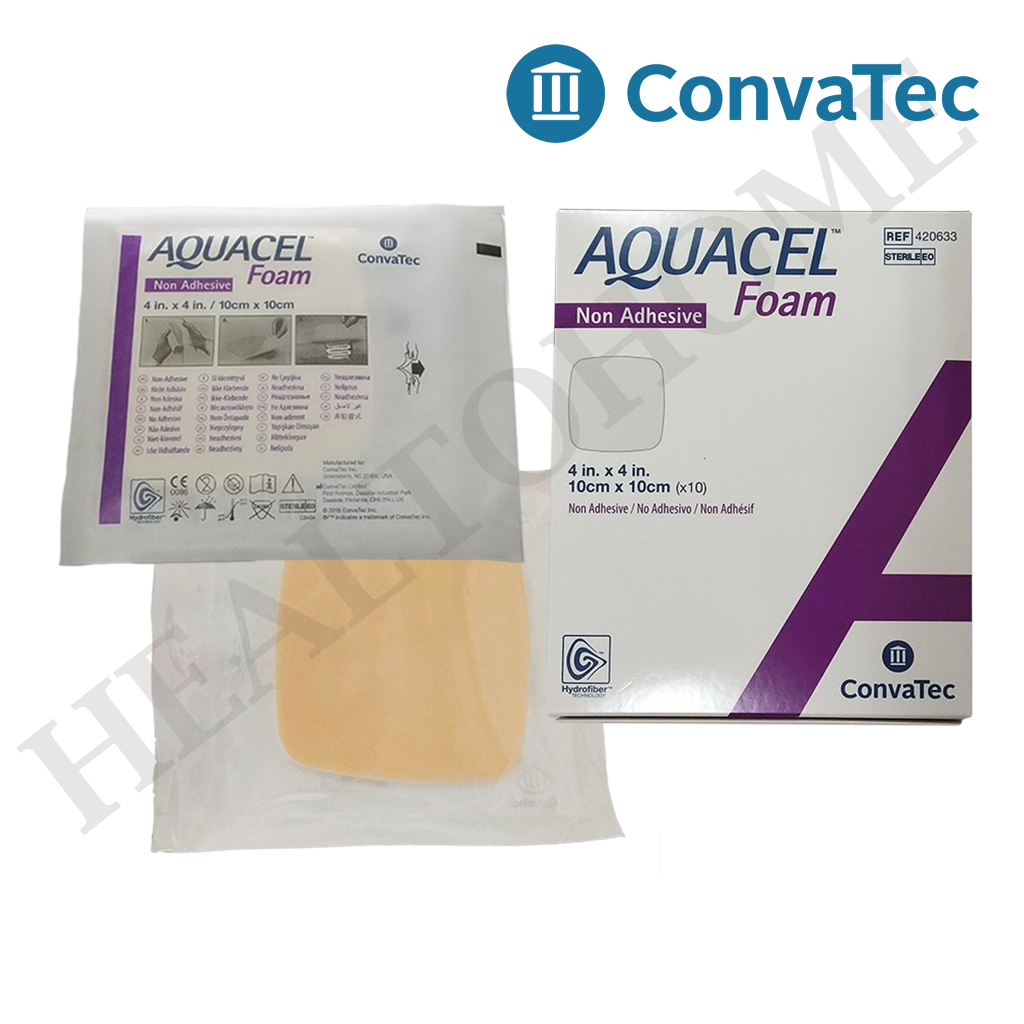 Aquacel Foam Nonadhesive Pressure Wound Patch 10x10 Cm (1 Pad