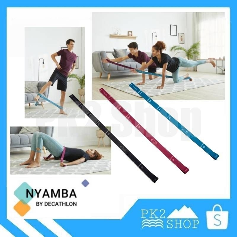 NYAMBA by Decathlon Pilates Resistance Band - Low (4 lb / 2 kg) Pilates  Band - Buy NYAMBA by Decathlon Pilates Resistance Band - Low (4 lb / 2 kg)  Pilates Band