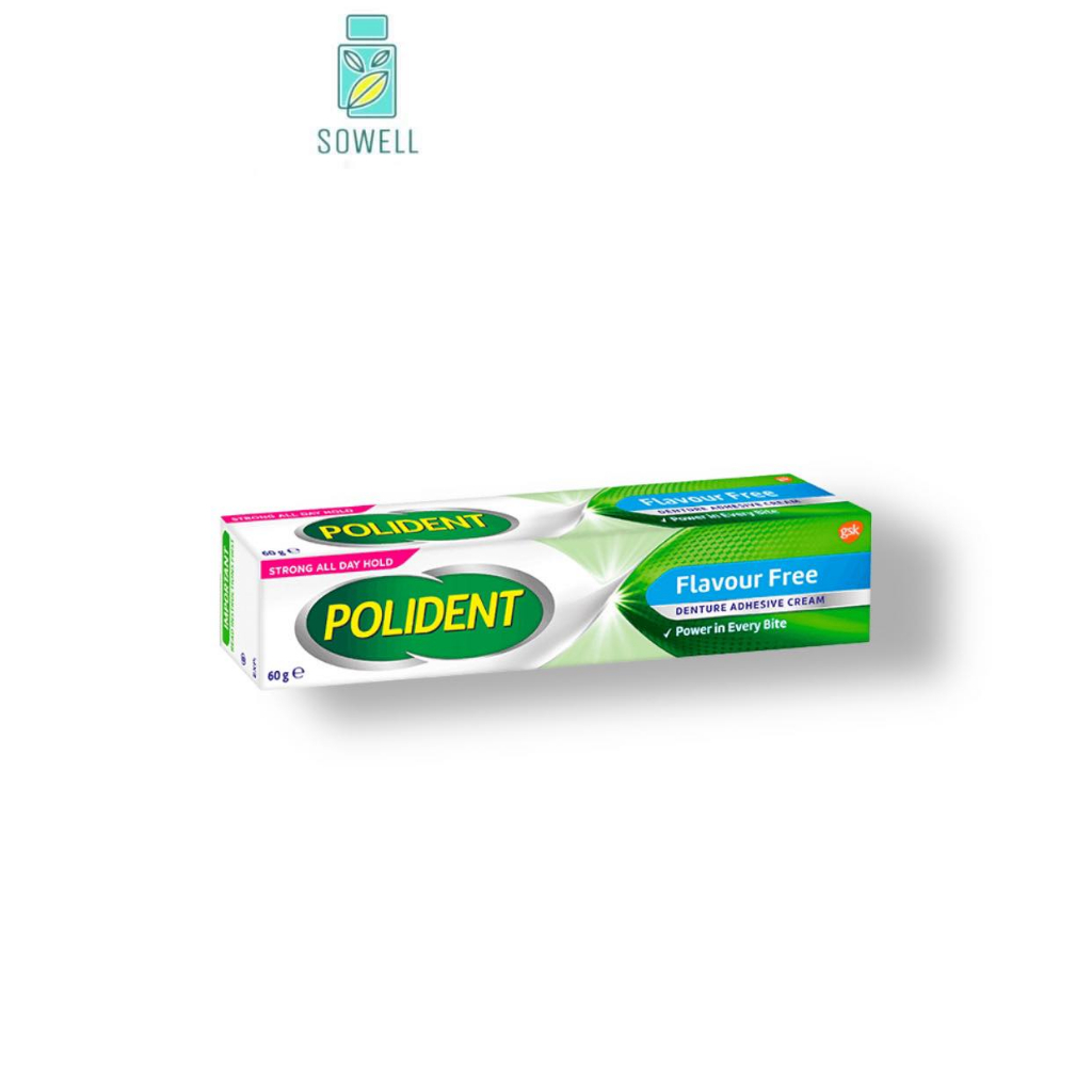 Polident Denture Adhesive Cream Flavour Free Shopee Singapore