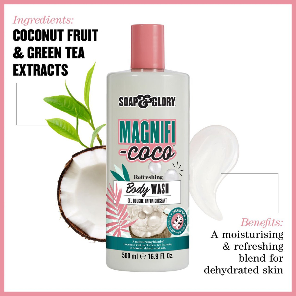 Sop & Glory MagnifCoco Refreshing Body Wash 500 Ml. Shopee Singapore