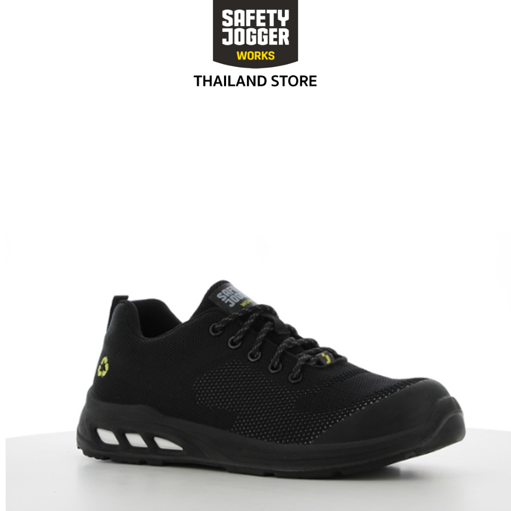 Safety Jogger Shoes Steel Toe S1P Light Weight Recycled Material