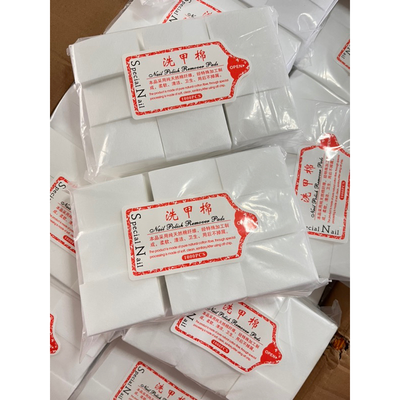 Hairless Cotton Swab Facial Nail Towel 1000piece Tissue Swabs Manicure