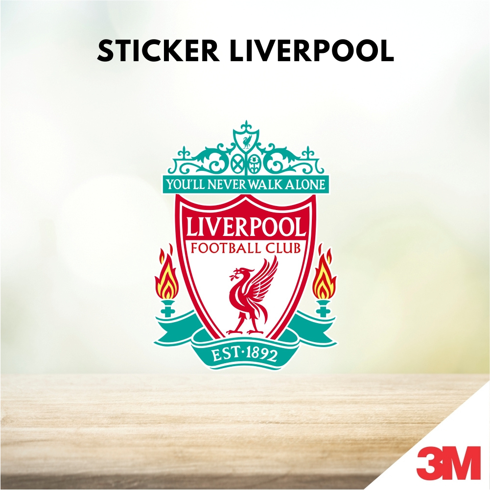 liverpool Football Team Logo Sticker 3M Sun Resistant Waterproof 1 ...