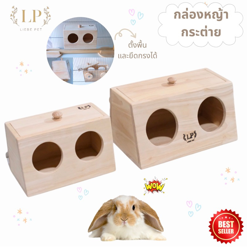 LP140 Grass Holder Box For Gatsby Rabbit Removable Cover Can Hold The ...