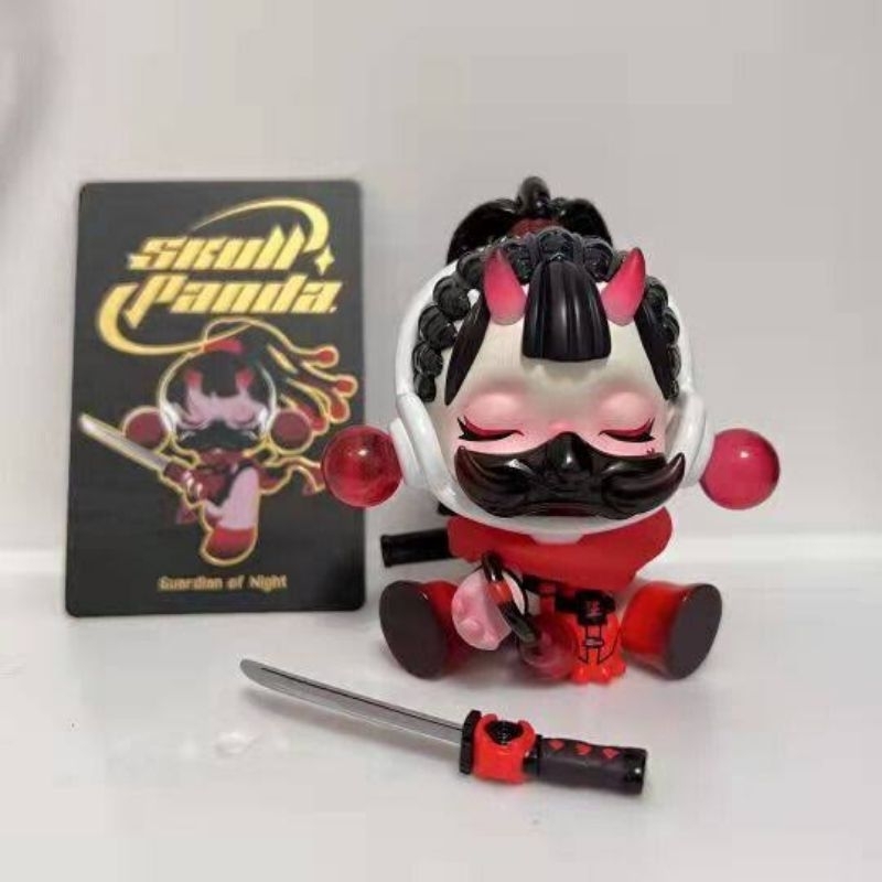 !! Secret Model Popmart Skullpanda City of Night (Guardian of Night) 1st  Hand And 2nd Very Rare.