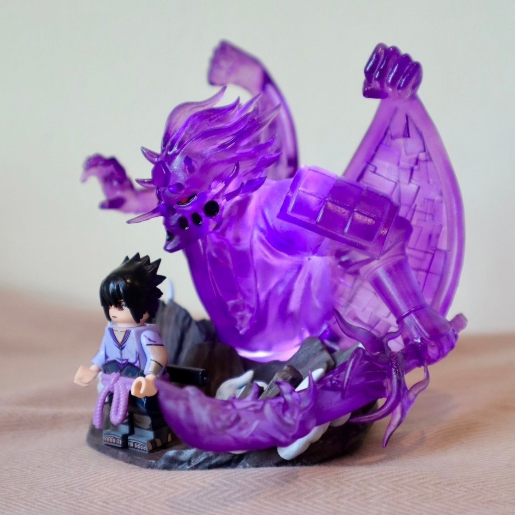 Naruto Lego Susanoo Sasuke Uchiha Optional Base With Light Remote ...