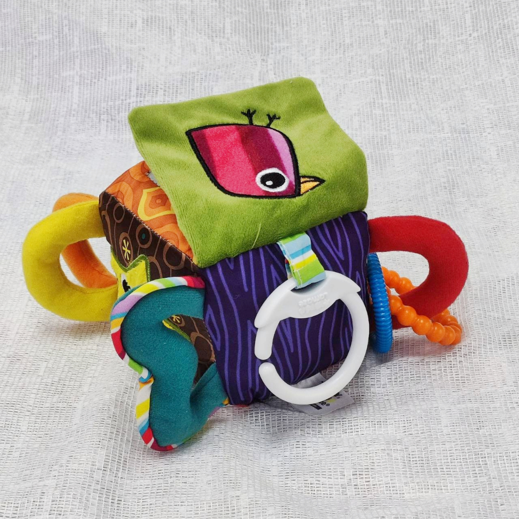 Square Cloth Toys Child Development Bright Colors Second-Hand Lamaze ...