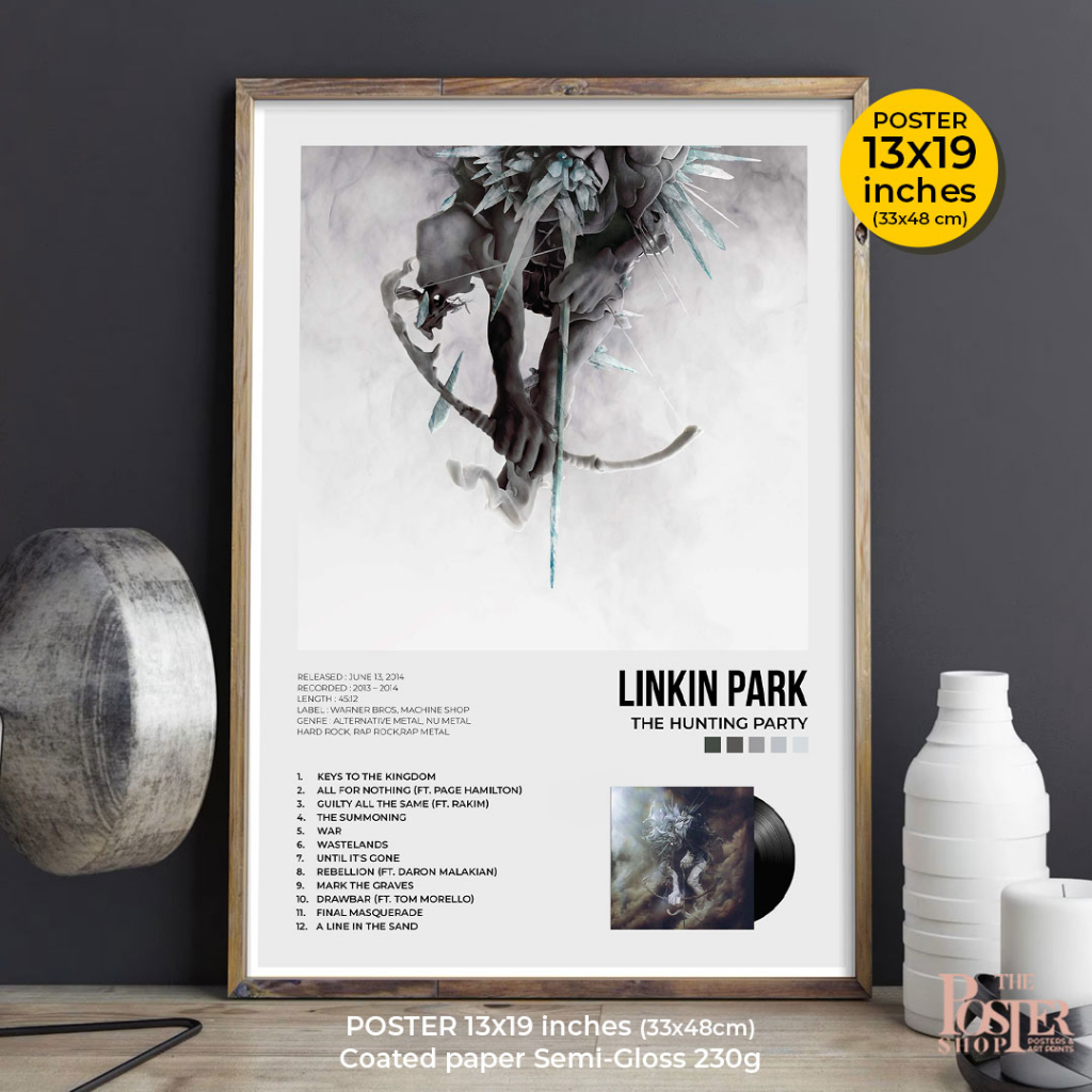 Linkin Park Poster 33X48 cm Picture band Rock | Shopee Singapore