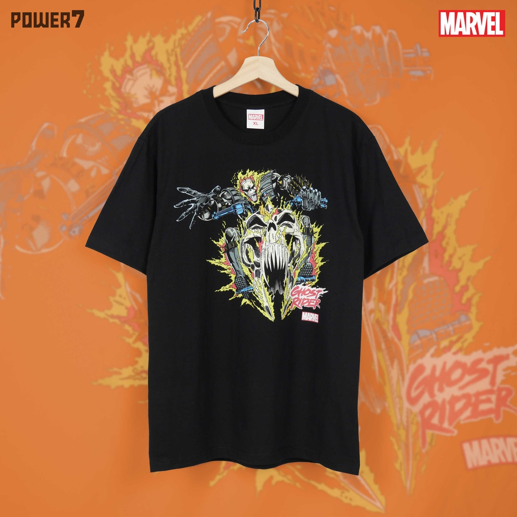 Power7Shop MARVEL Ghost Rider Cartoon T-Shirt Authentic COMICS T-SHIRTS ...