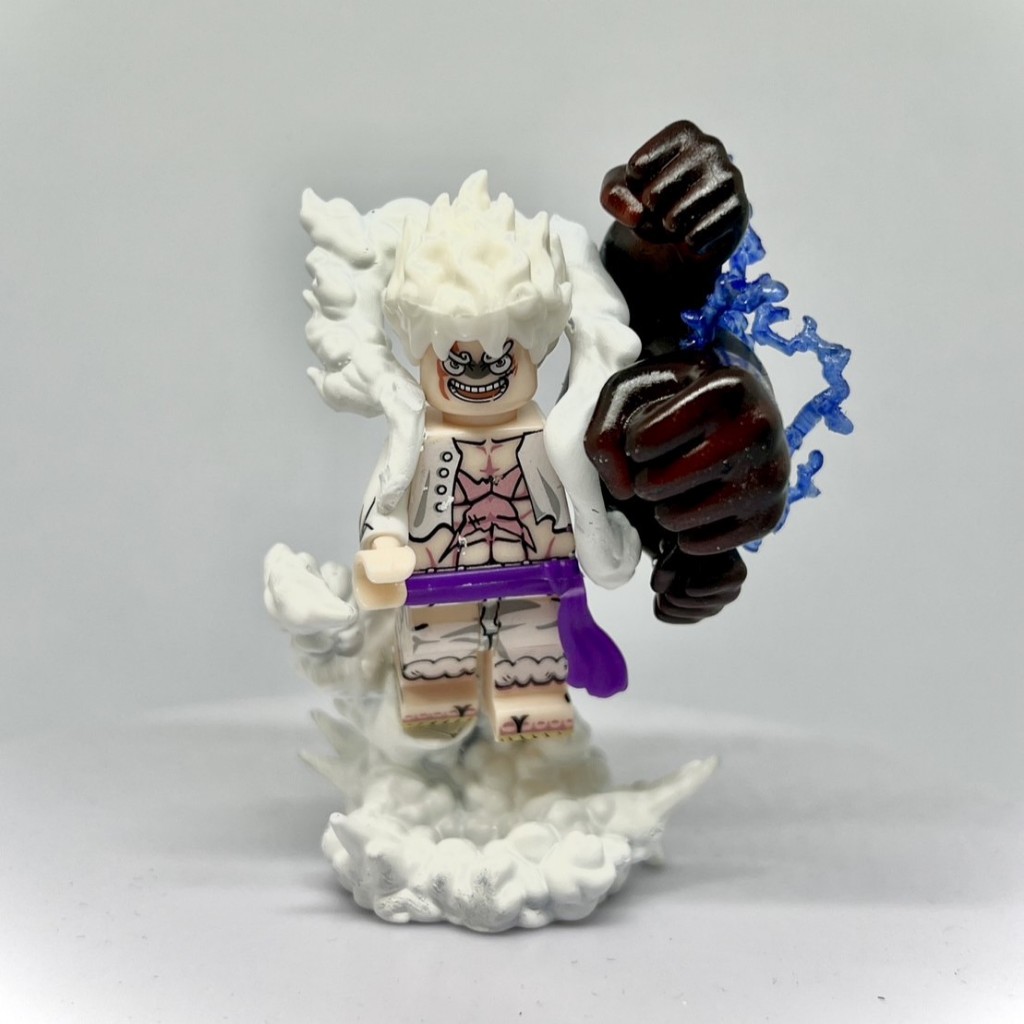 One Piece Lego Luffy Gear 5 Nica 5 Model Nika God Building Blocks 