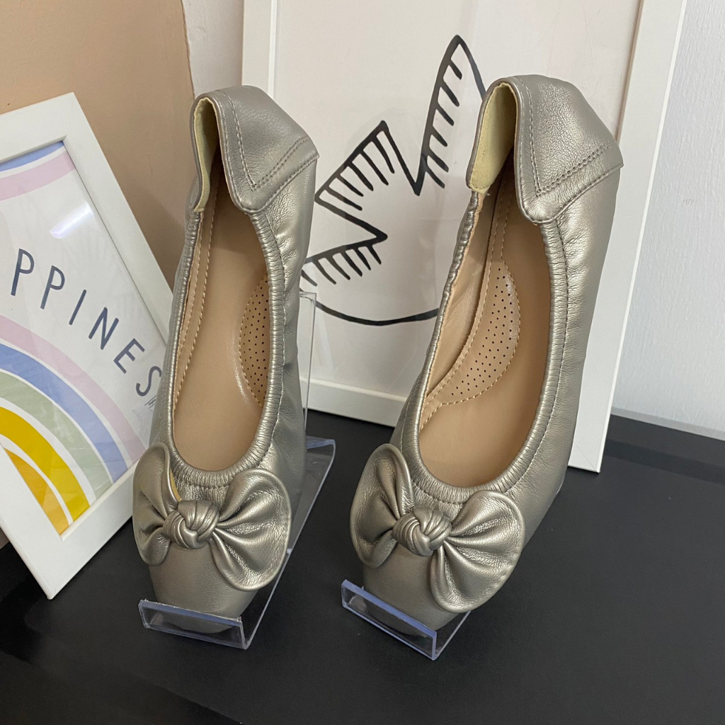 VIVI Soft Bottom Shoes No Heel Beautiful Neat Weave Or Work Strap You Can Wear It. Shopee Singapore