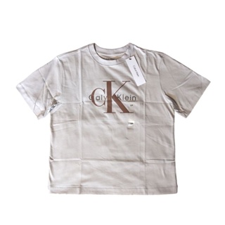 Buy Calvin Klein Gold Letter Embroidery T-shirt - Calvin Klein