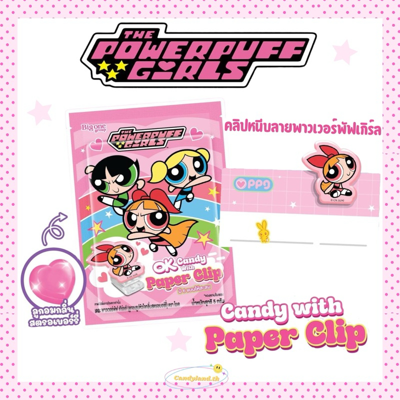 The Powerpuff Girls Pattern Clip On Power Puff Girl (Random Design ...