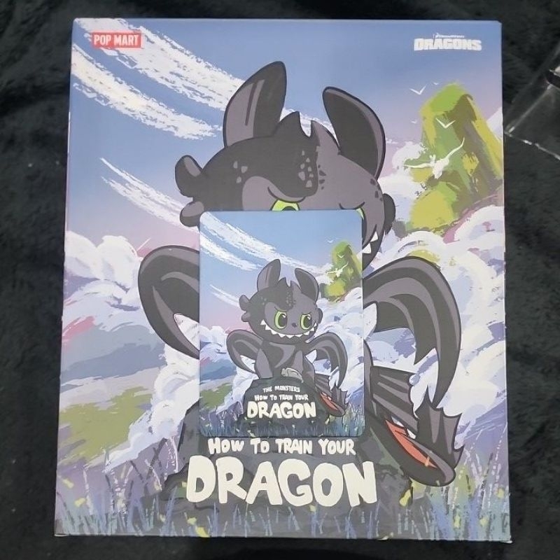 POPMART THE MONSTERS How to train your dragon-toothless | Shopee Singapore