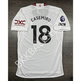 Manchester United Away Minikit 2022-23 with Casemiro 18 printing