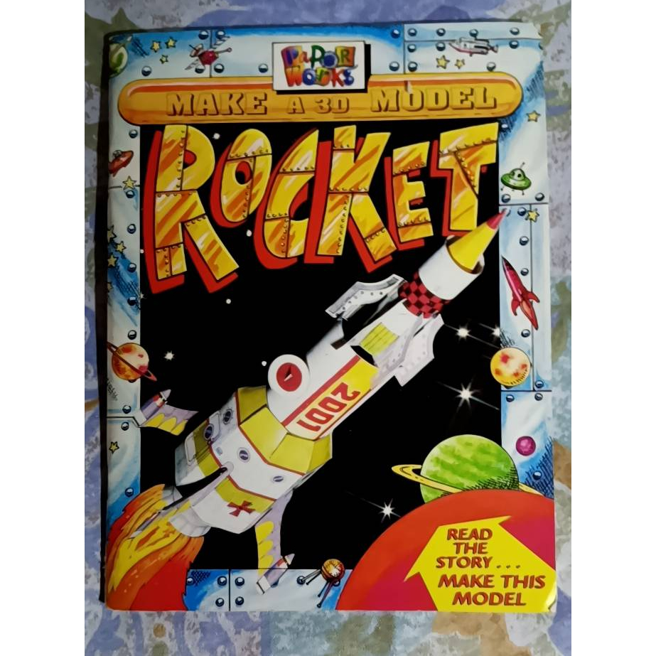 English Book To Create Rockets With Paper MODEL MAKE A 3D ROCKET ...