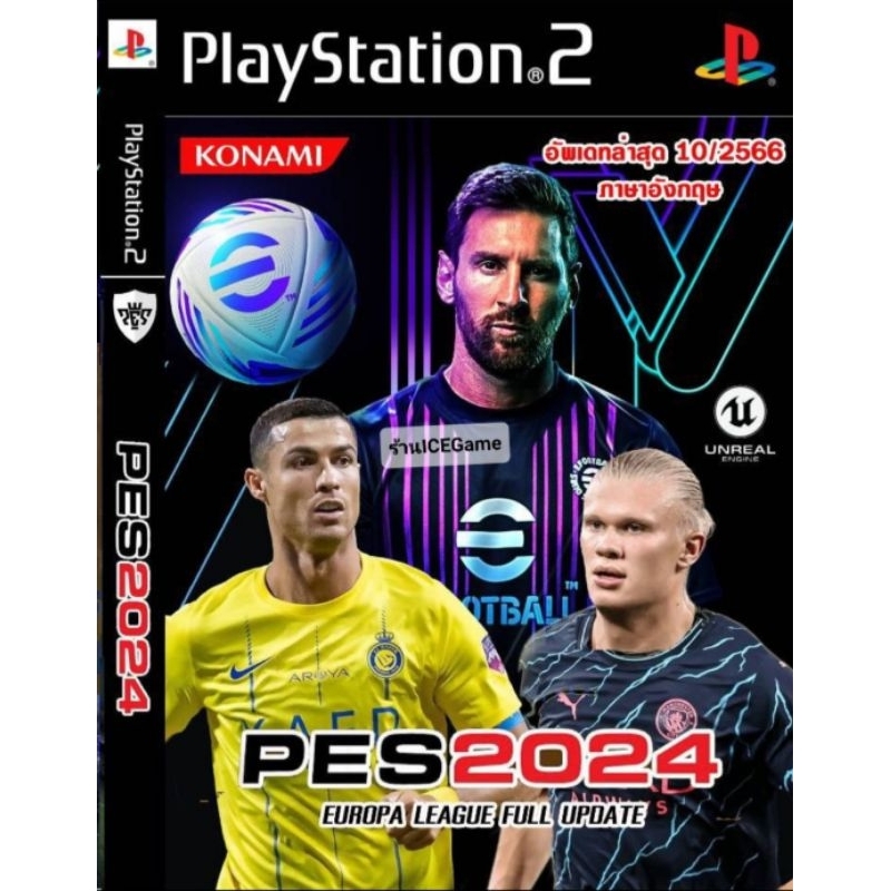 Ps2 Game DiscPes2024 Premium League/Winning 2024 Latest Football Move