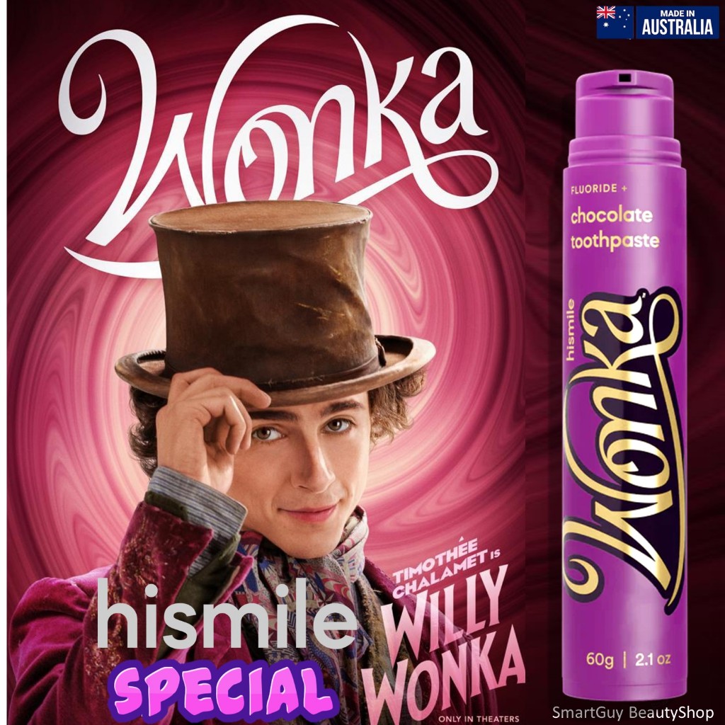 Hismile Wonka Chocolate Toothpaste Special Edition Flavor Imported From