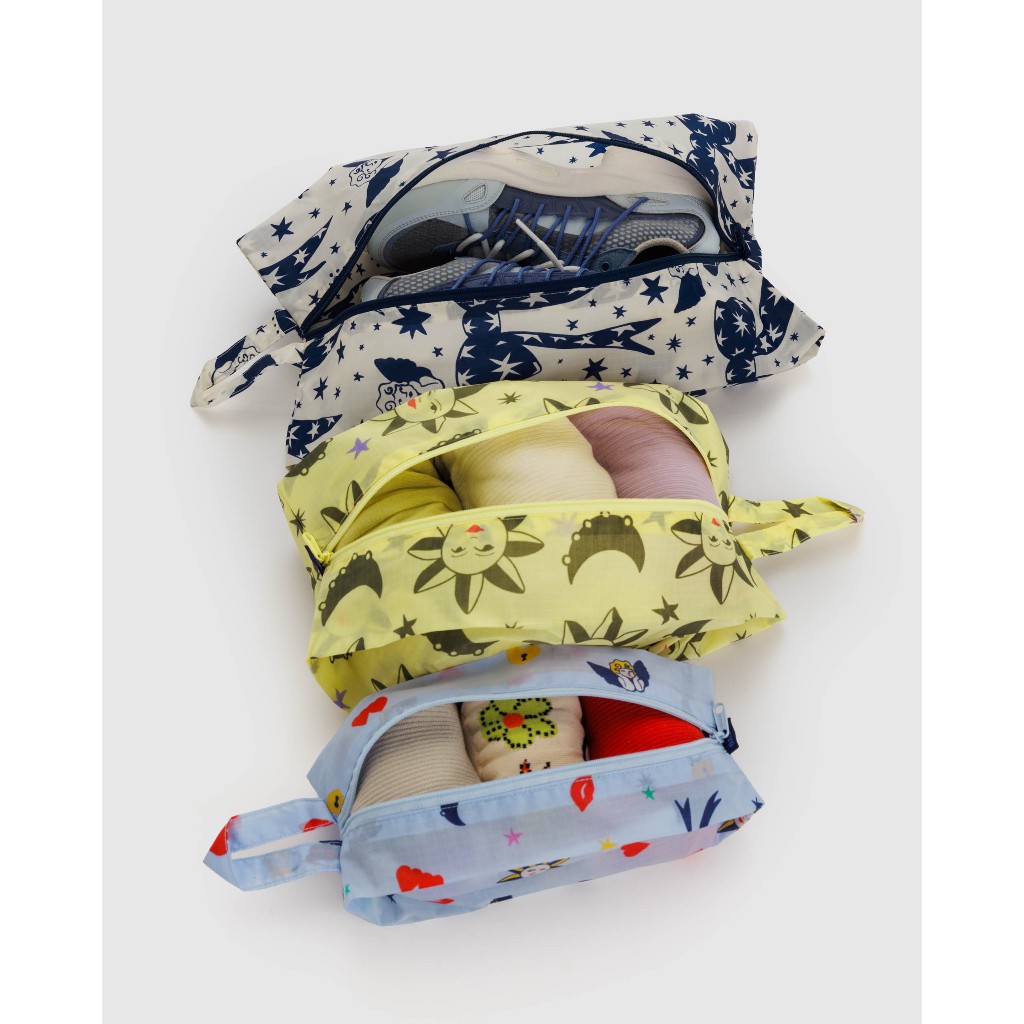 BAGGU 3D Zip Set Multipurpose Pouch Suitable For Travel Storage