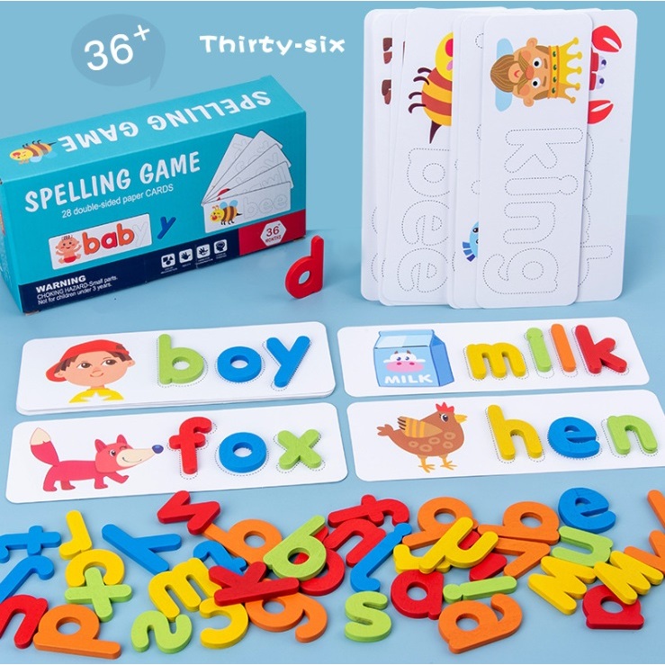 Spelling game Educational Toys Spell The Words English Vocabulary-word ...