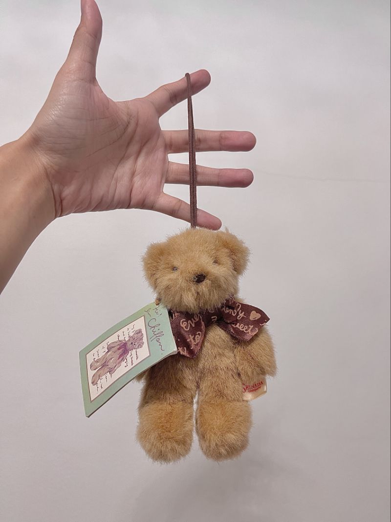 Vintage Bear Keychain Chifon (Shinada) | Shopee Singapore