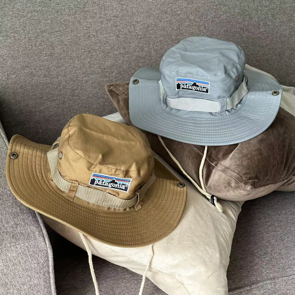 Patagonia Hiking Hat Safari Cap With Thick Fabric Strap From Thailand