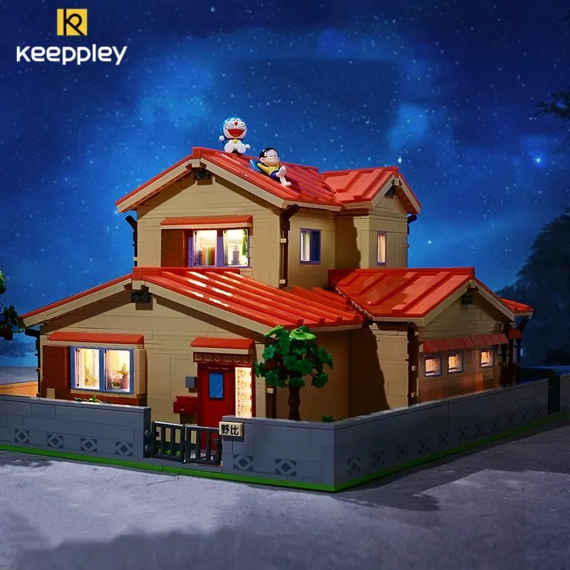 Ready Stock: Keeppley Doraemon Nobita's House Building Blocks Realistic ...