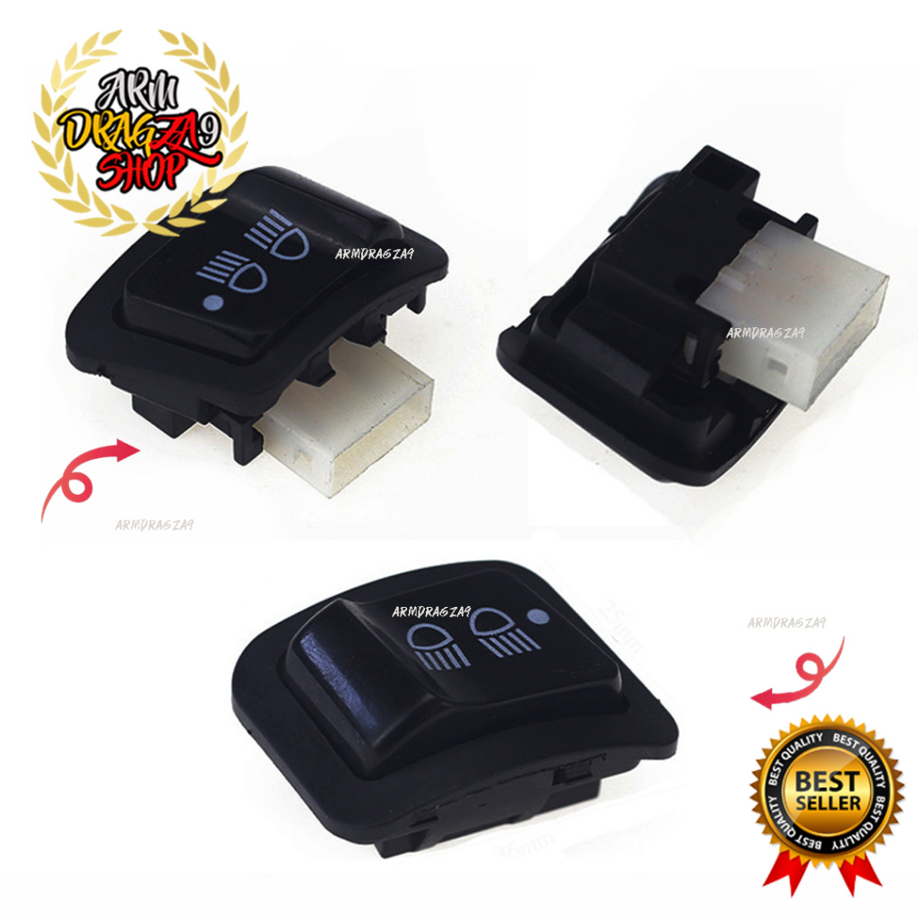 High Low Beam Switch On/Off 3 Step Wave 110i Click 125i PCX 150 Super