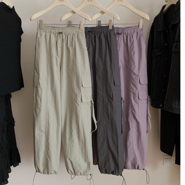 Nylon cargo pants Long Light Fabric Comfortable To Wear. The End