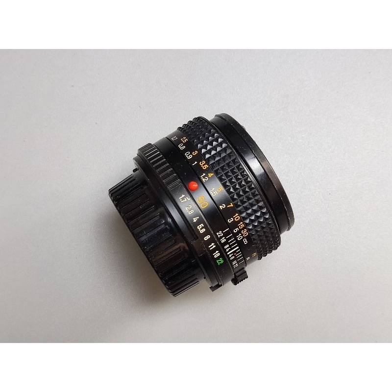 Minolta MD 50mm f1.7 (MD mount Hand Crank Lens) | Shopee Singapore