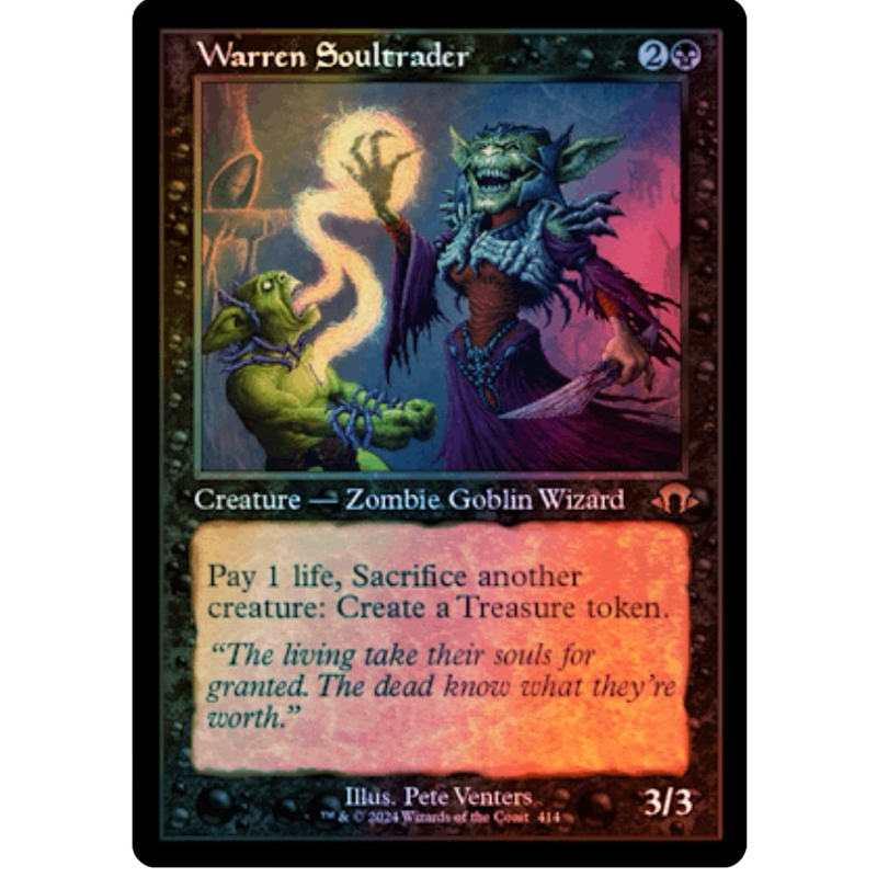 Modern Horizons 3 Variants Foil: Warren Soultrader (0414-Retro Frame ...