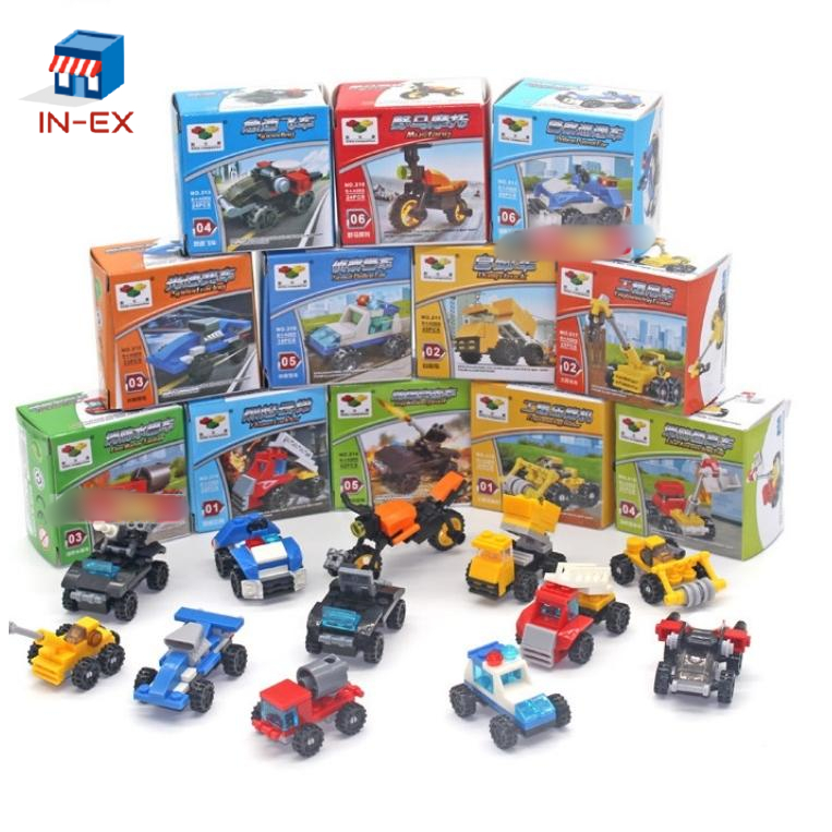 Plastic Building Blocks Vehicle Set From Thailand | Shopee Singapore
